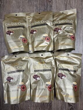 BALI’S BEST ORIGINAL CAFE LATTE CANDIES Candy Lot of 6 Bags - Exp May 2027